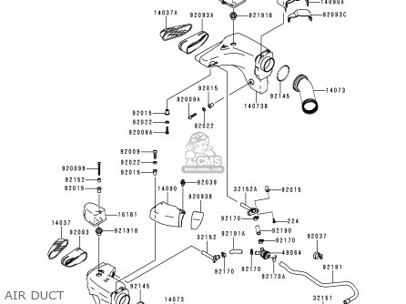 AIR DUCT - ZX600H2 NINJA ZX6R 1999 FG ST