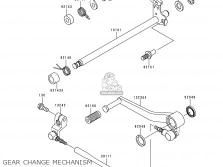 GEAR CHANGE MECHANISM - ZX600H2 NINJA ZX6R 1999 FG ST