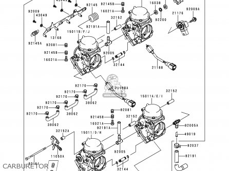 CARBURETOR - ZX600H2 NINJA ZX6R 1999 FG ST