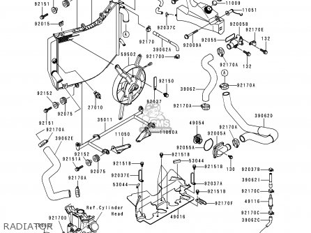 RADIATOR - ZX600H2 NINJA ZX6R 1999 FG ST