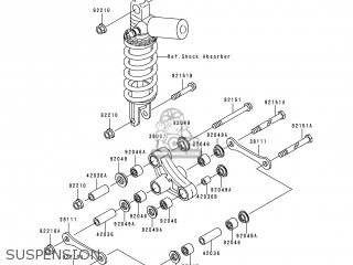 SUSPENSION - ZX600H2 NINJA ZX6R 1999 FG ST