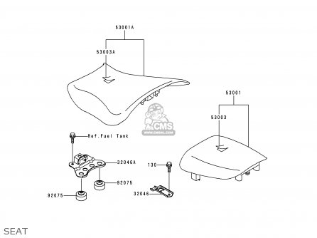 SEAT - ZX600H2 NINJA ZX6R 1999 FG ST
