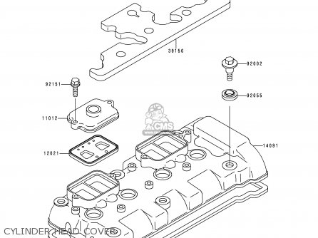 CYLINDER HEAD COVER - ZX600J1 NINJA ZX6R 2000 USA CALIFORNIA CANADA