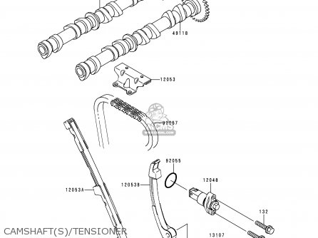 CAMSHAFT(S)/TENSIONER - ZX600J1 NINJA ZX6R 2000 USA CALIFORNIA CANADA