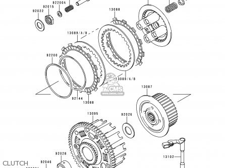 CLUTCH - ZX600J1 NINJA ZX6R 2000 USA CALIFORNIA CANADA