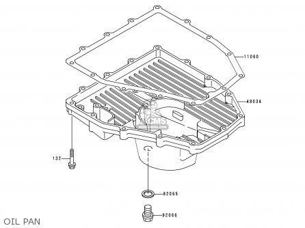 OIL PAN - ZX600J1 NINJA ZX6R 2000 USA CALIFORNIA CANADA