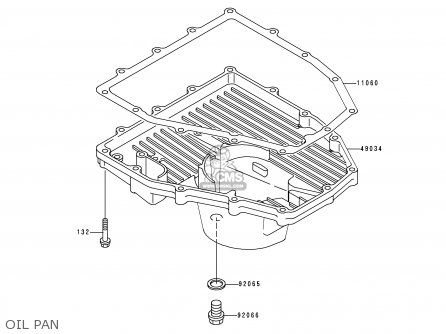 OIL PAN - ZX600J1P NINJA ZX6R 2000 EUROPE UK FR IS NR