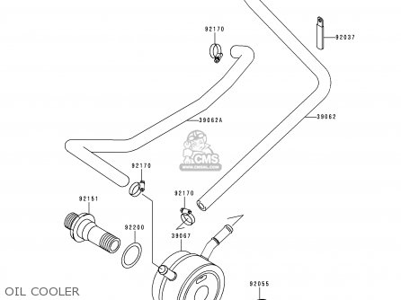 OIL COOLER - ZX600J1P NINJA ZX6R 2000 EUROPE UK FR IS NR