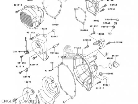 Kawasaki ZX600J2 NINJA ZX6R 2001 USA CALIFORNIA CANADA parts lists and