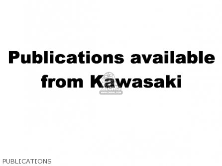 PUBLICATIONS - ZX600J3 NINJA ZX6R 2002 USA CALIFORNIA CANADA