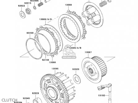 CLUTCH - ZX600J3 NINJA ZX6R 2002 USA CALIFORNIA CANADA