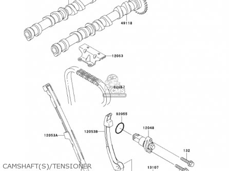 CAMSHAFT(S)/TENSIONER - ZX600J3 NINJA ZX6R 2002 USA CALIFORNIA CANADA