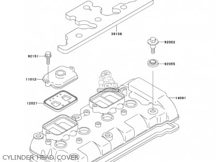 CYLINDER HEAD COVER - ZX600J3 NINJA ZX6R 2002 USA CALIFORNIA CANADA