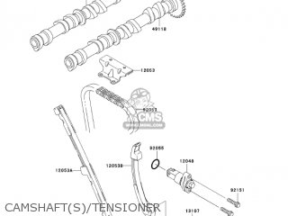 CAMSHAFT(S)/TENSIONER - ZX600J4 ZZR600 2005 USA CALIFORNIA