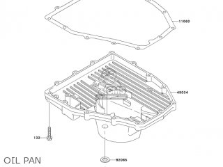 OIL PAN - ZX600J4 ZZR600 2005 USA CALIFORNIA