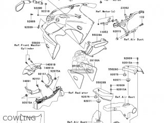 COWLING - ZX600J4 ZZR600 2005 USA CALIFORNIA