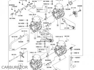 CARBURETOR - ZX600J4 ZZR600 2005 USA CALIFORNIA