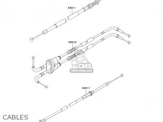 CABLES - ZX600J4 ZZR600 2005 USA CALIFORNIA