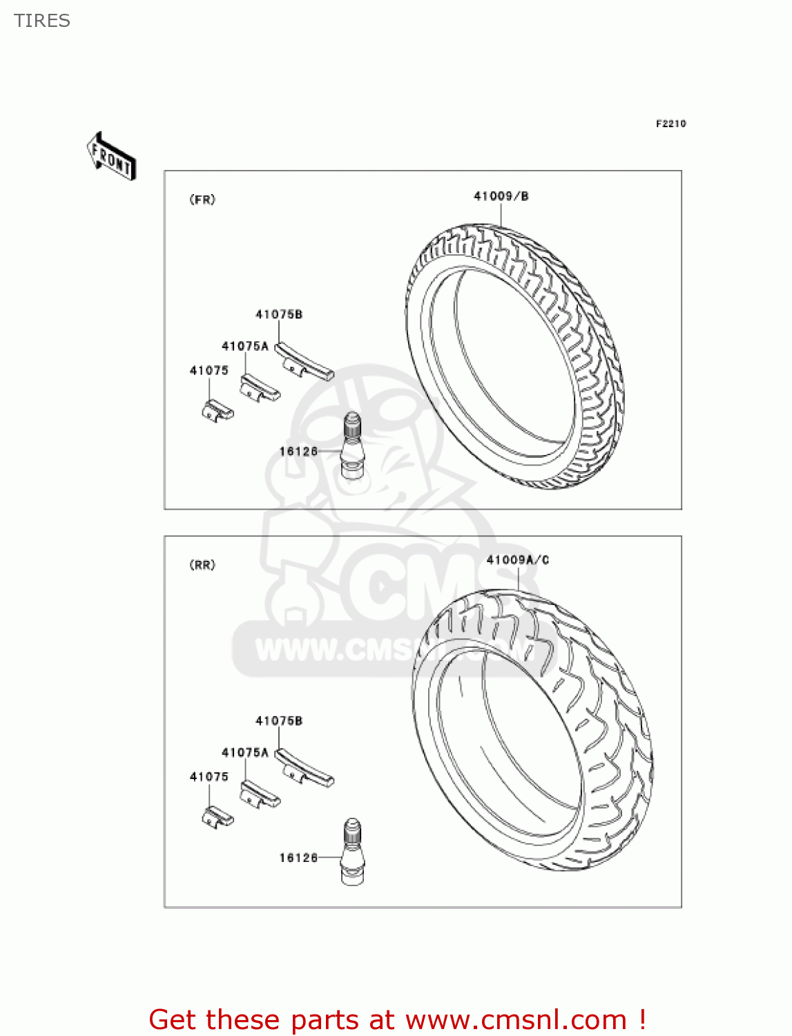 TIRES ZX600J6F ZZR600 2006 USA CALIFORNIA CANADA