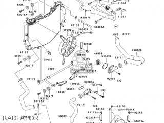 RADIATOR - ZX600J6F ZZR600 2006 USA CALIFORNIA CANADA