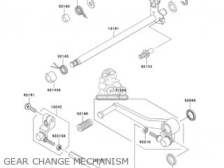 GEAR CHANGE MECHANISM - ZX600J6F ZZR600 2006 USA CALIFORNIA CANADA