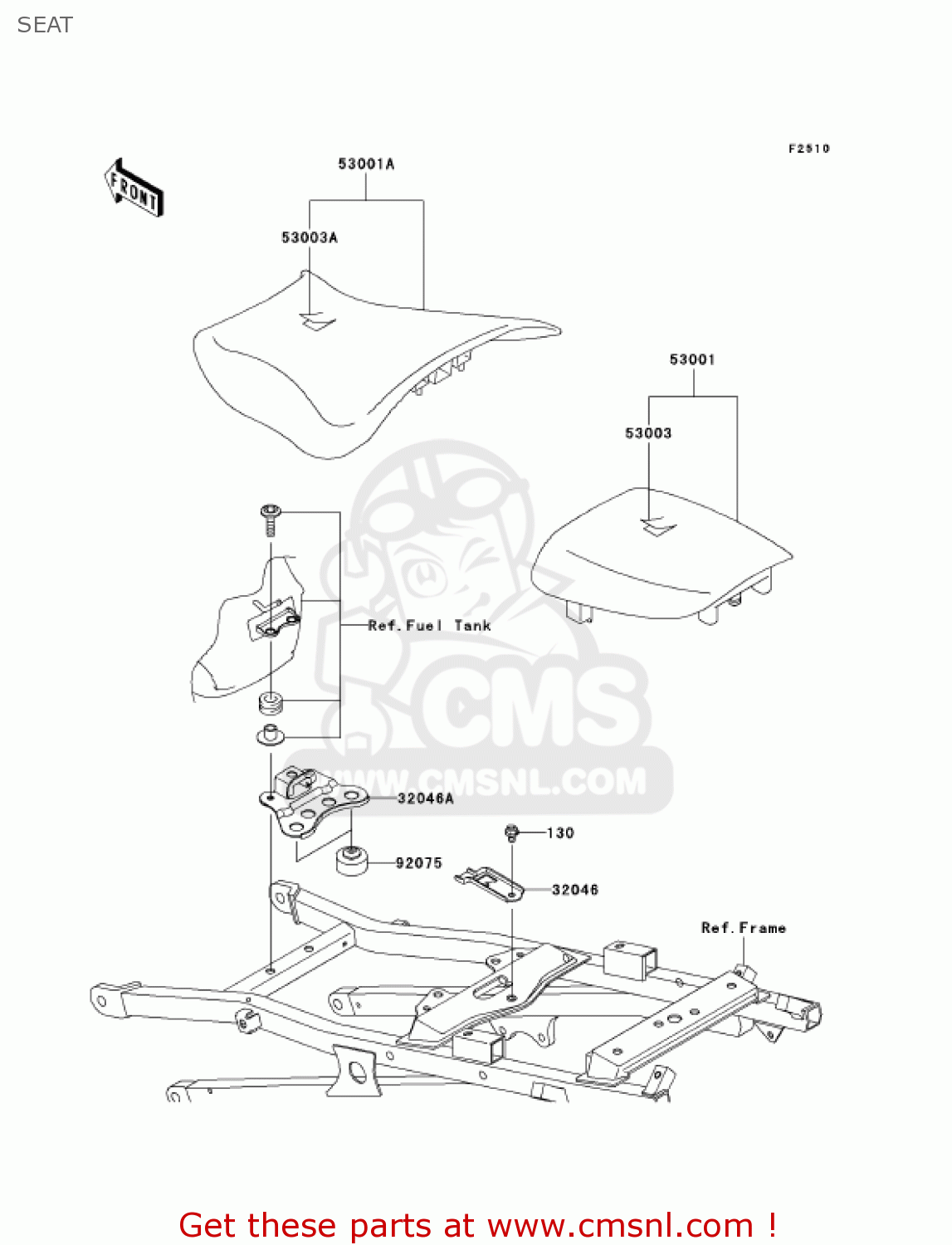 SEAT ZX600J7F ZZR600 2007 USA CALIFORNIA CANADA