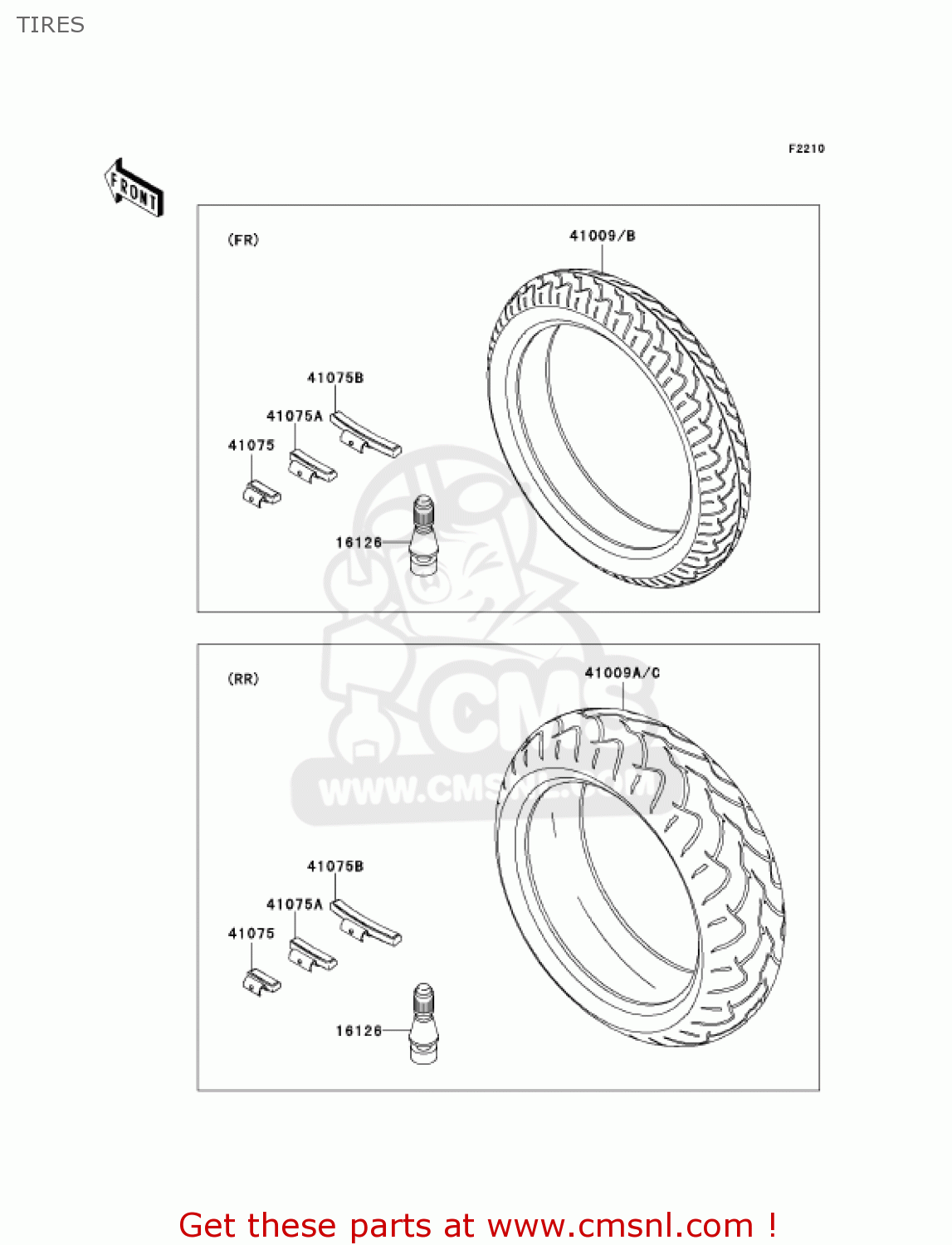 TIRES ZX600J7F ZZR600 2007 USA CALIFORNIA CANADA