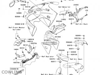 COWLING - ZX600J7F ZZR600 2007 USA CALIFORNIA CANADA