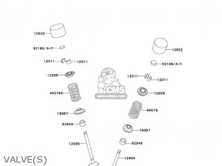 VALVE(S) - ZX600K1 NINJA ZX6RR 2003 USA CALIFORNIA CANADA