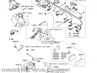 CHASSIS ELECTRICAL EQUIPMENT - ZX600K1 NINJA ZX6RR 2003 USA CALIFORNIA CANADA