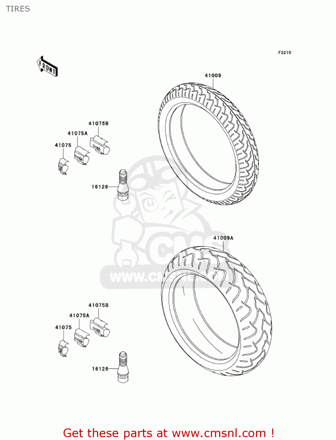 TIRES ZX600M1 NINJA ZX6RR 2004 USA CALIFORNIA CANADA