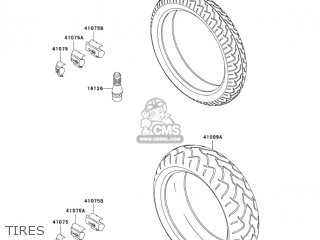 TIRES - ZX600M1 NINJA ZX6RR 2004 USA CALIFORNIA CANADA