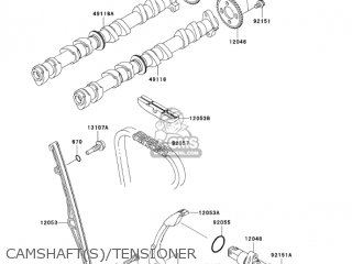 CAMSHAFT(S)/TENSIONER - ZX600M1 NINJA ZX6RR 2004 USA CALIFORNIA CANADA
