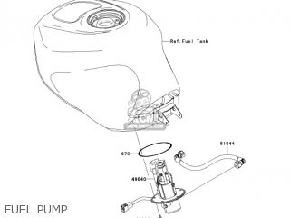 FUEL PUMP - ZX600M1 NINJA ZX6RR 2004 USA CALIFORNIA CANADA