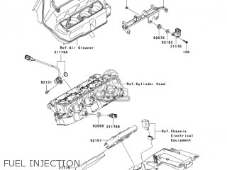 FUEL INJECTION - ZX600N1 NINJA ZX6RR 2005 USA CALIFORNIA CANADA