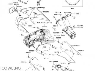 COWLING - ZX600N6F NINJA ZX6RR 2006 CALIFORNIA