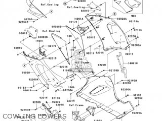 COWLING LOWERS - ZX600N6F NINJA ZX6RR 2006 CALIFORNIA