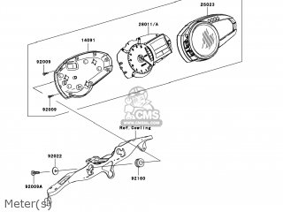 Kawasaki ZX600P8F NINJA ZX6R 2008 USA parts lists and schematics