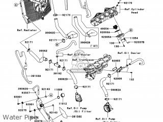Kawasaki ZX600P8FA NINJA ZX6R 2008 USA parts lists and