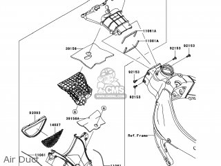 Kawasaki ZX600R9FA NINJA ZX6R 2009 USA parts lists and