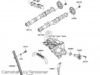 Kawasaki Kawasaki ZX600RCF NINJA ZX6R 2012 USA parts lists