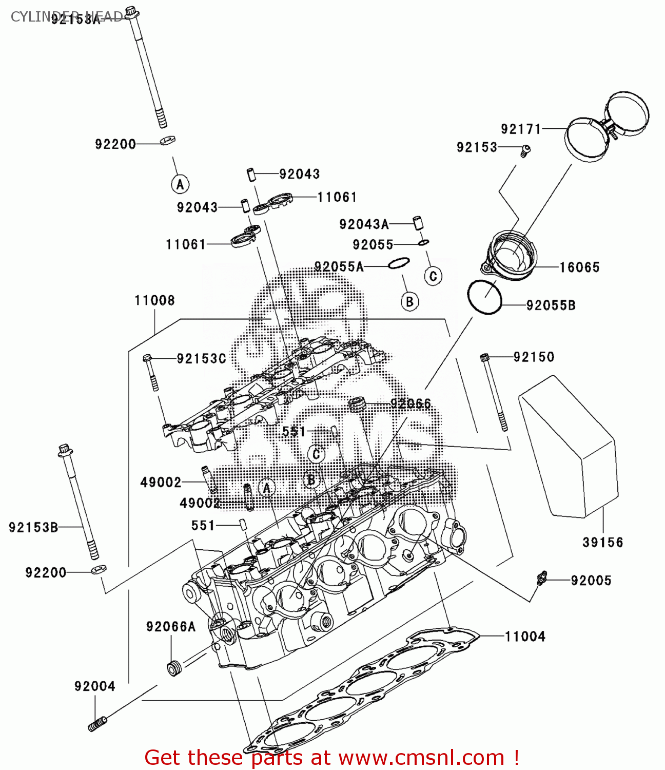 Kawasaki ZX636C1H NINJA ZX6R 2005 EUROPE,MIDDLE EAST,AFRICA,UK,FR