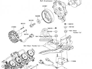 GENERATOR - ZX636B1 NINJA ZX6R 2003 USA CALIFORNIA CANADA
