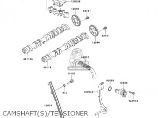 CAMSHAFT(S)/TENSIONER - ZX636B1 NINJA ZX6R 2003 USA CALIFORNIA CANADA