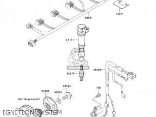 IGNITION SYSTEM - ZX636B2 NINJA ZX6R 2004 USA CALIFORNIA CANADA
