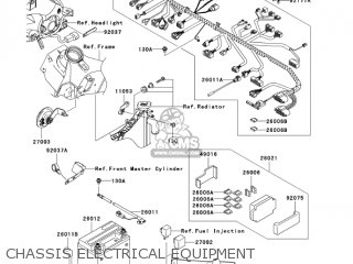 CHASSIS ELECTRICAL EQUIPMENT - ZX636C1 NINJA ZX6R 2005 USA CALIFORNIA CANADA