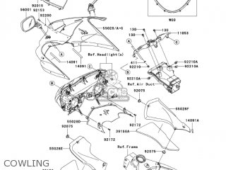 COWLING - ZX636C6F NINJA ZX6R 2006 USA CALIFORNIA CANADA