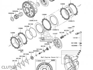 Kawasaki ZX636D6F NINJA ZX6R 2006 USA CALIFORNIA CANADA parts