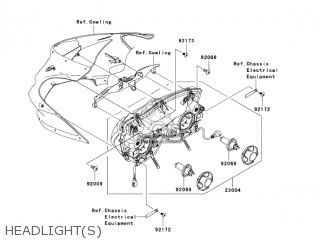 Kawasaki ZX636D6F NINJA ZX6R 2006 USA CALIFORNIA CANADA parts