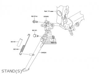 Kawasaki ZX636D6F NINJA ZX6R 2006 USA CALIFORNIA CANADA parts